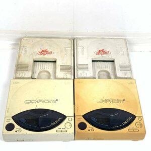 NEC PCエンジン本体+CD-ROM2 まとめ売り全4点セット 難あり＊ジャンク品【GH】