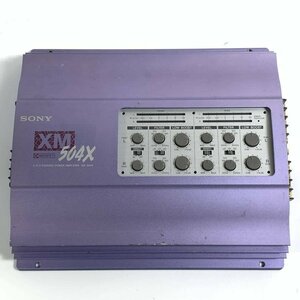 SONY ソニー XM-504X カーアンプ ドライブ カーオーディオ○現状品