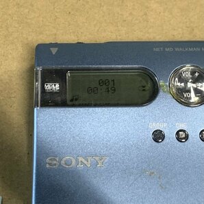 SONY WALKMAN MZ-N910 ソニー ポータブルMDレコーダー MDウォークマン ※充電池なし 再生OK 動作/状態説明あり◆現状品【福岡】の画像10