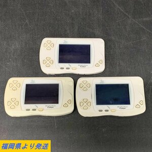 【3台/まとめ売り】BANDAI ファイナルファンタジー カラー WonderSwan Color ワンダースワンカラー ※未確認品 ＊ジャンク品【福岡】