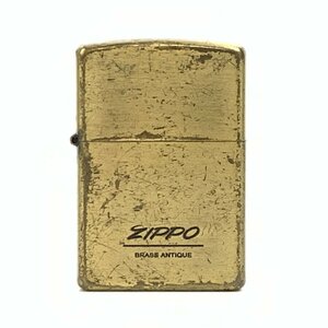 ZIPPO ジッポー ZIPPO BRASS ANTIQUE ジッポーライター 2008年製＊現状品