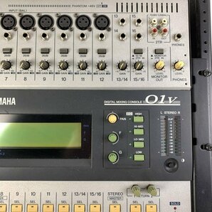 YAMAHA ヤマハ 01V デジタルミキサー MY8-AT搭載 Road Ready製ハードケース付き★現状品【TB】の画像4