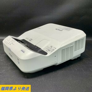 EPSON EB-685WT エプソン 超短焦点ビジネスプロジェクター 投影/HDMI入力OK ※リモコン/電源コードなし 動作/状態説明あり●現状品【福岡】の画像1