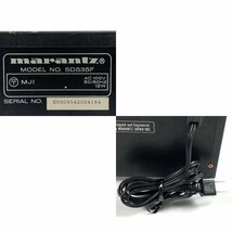 marantz SD535F マランツ Wカセットデッキ プレーヤー レコーダー◆現状品_画像9