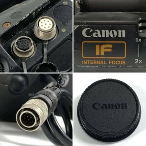 Canon IF キヤノン 業務用ビデオカメラレンズ J15ax8B4 IRS SX12/1:1.7/8-120mm レンズフード/レンズキャップ付き●ジャンク品【TB】の画像10