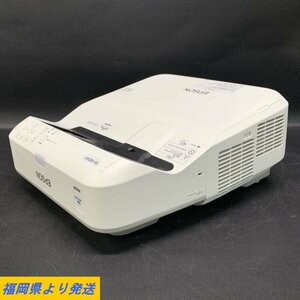 EPSON EB-685WT エプソン 超短焦点ビジネスプロジェクター 投影/HDMI入力OK ※リモコン/電源コードなし 動作/状態説明あり●現状品【福岡】