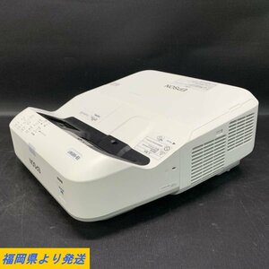 EPSON EB-685WT エプソン 超短焦点ビジネスプロジェクター 投影/HDMI入力OK ※リモコン/電源コードなし 動作/状態説明あり●現状品【福岡】