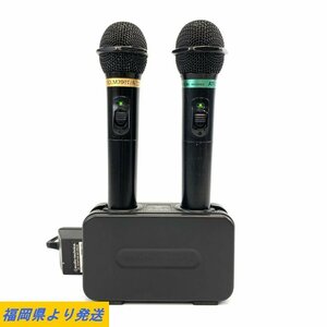 audio-technica AT-CLM700T/A BC700 AD1205JA Audio Technica wireless microphone set * electrification only verification * junk [ Fukuoka ]