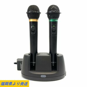 audio-technica AT-CLM7T/BC60 オーディオテクニカ ワイヤレスマイクセット ※通電のみ確認◆ジャンク品【福岡】の画像1