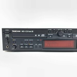 TASCAM タスカム MD-CD1MKⅢ 業務用CD/MDデッキ◆簡易検査品の画像2