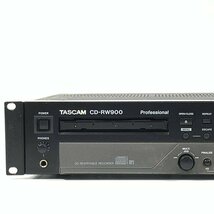 TASCAM/TEAC タスカム CD-RW900 業務用CDレコーダー リモコン付き◆ジャンク品_画像2