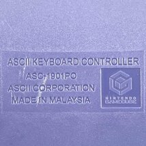 ASCII アスキー ASC-1901PO GC ゲームキューブ用 キーボードコントローラー＊簡易検査品【GH】_画像3