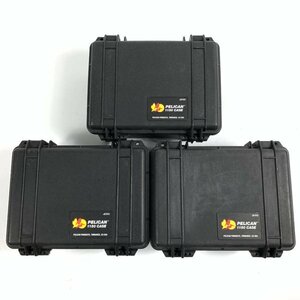 PELICAN 1150 CASE ペリカン 小型防水ハードケース まとめ売り 3点セット★現状品【TB】