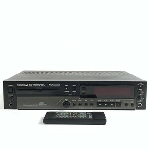 TASCAM/TEAC タスカム CD-RW900SL 業務用CDレコーダー リモコン付き◆簡易検査品