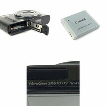 Canon キヤノン PowerShot SX610HS コンパクトデジタルカメラ バッテリー付き●簡易検査品_画像10