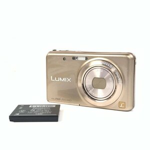 Panasonic パナソニック LUMIX DMC-FX80 コンパクトデジタルカメラ バッテリー付き●動作品