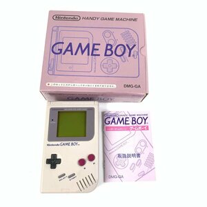 NINTENDO ニンテンドー DMG-01 GAME BOY ゲームボーイ 箱/取説付＊現状品