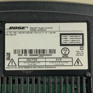 BOSE Wave music system AWRCCC ボーズ ウェーブミュージックシステム リモコンx2付き◆ジャンク品の画像7