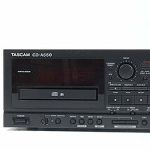 TASCAM CD-A550 タスカム 業務用 CD/カセットデッキ プレーヤー レコーダー◆ジャンク品_画像2