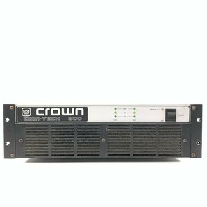 crown クラウン COM-TECH 800 PAアンプ 305W+305W/8Ω★現状品の画像1