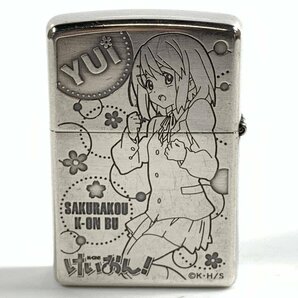 ZIPPO K-ON! けいおん! 平沢唯 2009年9月製 ジッポーライター＊現状品の画像1