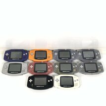 NINTENDO 任天堂 GBA ゲームボーイアドバンス ゲーム機本体 まとめ売り 10台セット 難あり＊ジャンク品【GH】_画像1