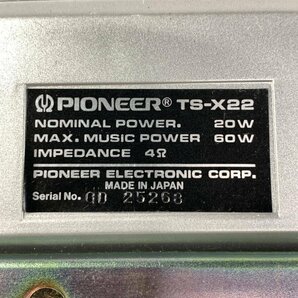 PIONEER パイオニア TS-X22 ロンサムカーボーイ 3way カースピーカー ペア○簡易検査品の画像8