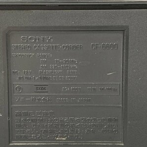 SONY ソニー STEREO ZILBA'P CF-6600 ラジカセ◆簡易検査品の画像9