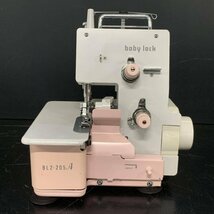 baby lock/JUKI ベビーロック BL2-205A ロックミシン フットコントローラー付き＊簡易検査品_画像2