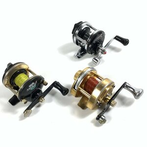 SHIMANO シマノ DEMI-1 / DAIWA CORONET5 / SUPER MIDGET 1RL リール まとめ売り 3台セット＊現状品