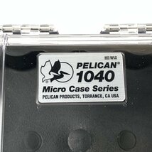 美品 PELICAN ペリカン 1040 本体の外寸(公称値):約191xH54xD129mm マイクロケース5点セット●現状品【TB】_画像8