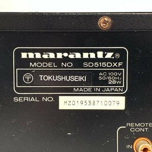 marantz マランツ SD515DXF Wカセットデッキ プレーヤー/レコーダー◆簡易検査品の画像7