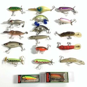 Heddon ZARA PUPPY / TINY TORPEDO / RAPALA / COUNTDOWNなど ルアーまとめ 18点セット＊動作未確認品