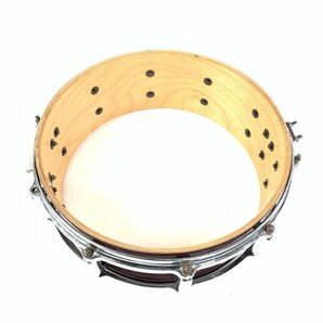 PEARL Standard Maple パール スネアドラム 14×5.5インチ シリアルNo.115434★ジャンク品【TB】の画像8