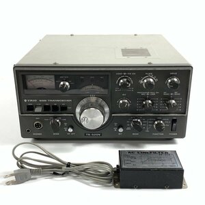 TRIO TS-520V SSB トリオ トランシーバー 1.8-29MHz 改造品　ACラインフィルター(KURANISHI/KF-112)付き◇動作未確認品