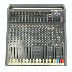 SPIRIT by SOUNDCRAFT FOLIO SX sound craft mixer * operation not yet verification goods 