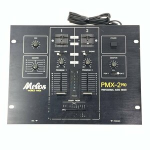 MELOS PMX-2 PRO メロス DJミキサー★簡易検査品