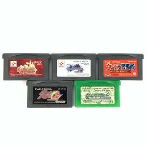 GBA キャッスルヴァニア/ポケモン/ファイナルファイト/ウルトラ警備隊 ゲームボーイアドバンスソフト まとめ売り 5本セット＊簡易検査品