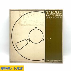 TEAC RE-1002 EMPTY REER ティアック 10号 オープンリールテープ メタルリール 空リール 箱付き◆現状品【福岡】