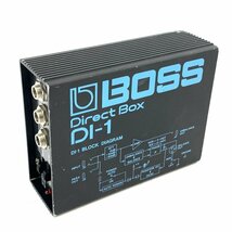 BOSS Direct Box DI-1 ボス ダイレクトボックス 通電/入出力OK ※動作未確認品 PA機器 DI★ジャンク品【福岡】_画像2