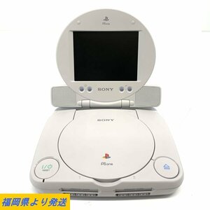 SONY SCPH-100/SCPH-130 PS one 本体＆液晶モニターセット LCDモニター ※液晶モニター使用NG 状態説明あり＊現状品【福岡】