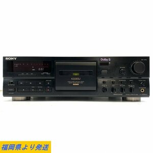 SONY TC-K222ESJ Sony cassette deck * cassette door defect equipped * reproduction operation not yet verification condition explanation equipped * junk [ Fukuoka ]
