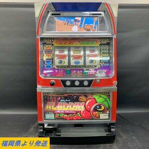 【福岡県/引取限定】SAMMY サミー スロット機 アラジン2エボリューション ドアキー付き 通電OK 状態説明あり＊現状品【福岡】