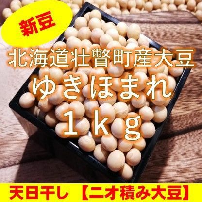 【新豆】令和5年産 北海道壮瞥町産大豆1㎏