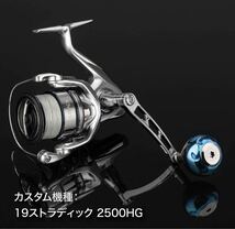 ゴメクサス　68mm HUNTER ダイワ　ハンドル セルテート　イグジスト　シングルハンドル　42g ※適合ご確認ください_画像5