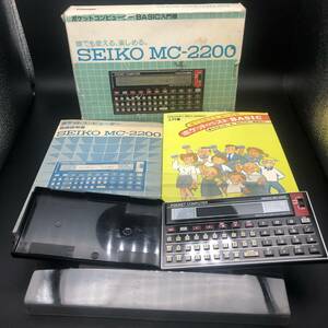 SEIKO Seiko pocket computer -MC-2200* Junk * present condition goods *