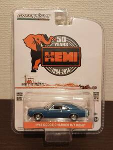 グリーンライト 1968 ダッジ チャージャー R/T HEMI 1/64 ヘミ