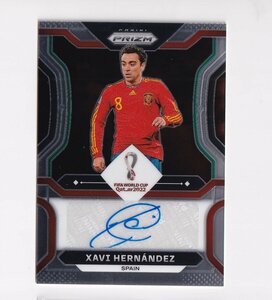 2022 PANINI Prizm World Cup Signatures Spain Xavi Hernandez シャビ・エルナンデス 直筆サイン