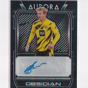 2020-21 PANINI Obsidian Aurora Autographs Borussia Dortmund Julian Brandt ユリアン・ブラント 149枚限定 直筆サインの画像1