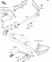 【送料無料】Ninja400 シフトペダル ダストブーツ 日本製 (チェンジペダル カバー チェンジアーム ゴム ステップ カワサキ ニンジャ400 )_画像3